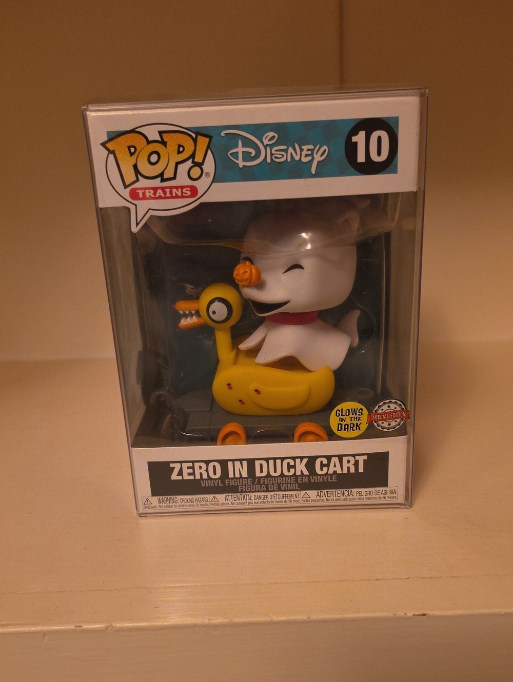 Funko Disney Zero Riding Yellow Duck Cart Pop! Figure